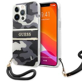 Guess GUHCP13XKCABBK iPhone 13 Pro Max 6,7 "black / black hardcase Camo Strap Collection - Apple Cases - Cases - Techbox
