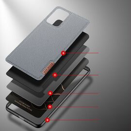 Dux Ducis Fino case is made of nylon material for Samsung Galaxy A73 blue | Techbox