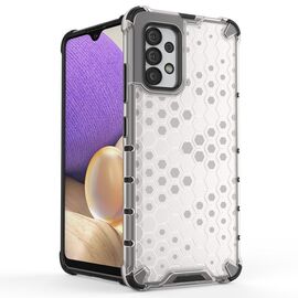 Honeycomb case armored cover with a gel frame for Samsung Galaxy A03s (166.5) black | Techbox