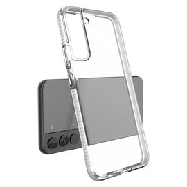 Spring Case cover gel case with colored frame for Samsung Galaxy S22+ (S22 Plus) black | Techbox
