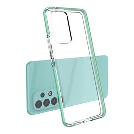 Spring Case cover gel TPU cover with colored frame for Samsung Galaxy A73 light pink - Samsung Cases - Cases - Techbox
