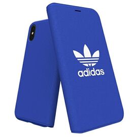 Adidas Booklet Case Canvas iPhone X / Xs blue / blue 30279 - Apple Cases - Cases - Techbox