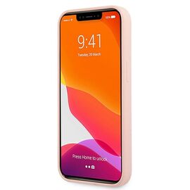 Guess GUHCP13SLS4GWPI iPhone 13 mini 5,4" r&oacute;żowy/pink hard case Silicone 4G Logo - Apple Cases - Cases - Techbox