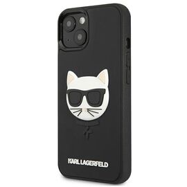 Karl Lagerfeld KLHCP13SCH3DBK 13 mini 5,4" czarny/black hardcase 3D Rubber Choupette - Apple Cases - Cases - Techbox