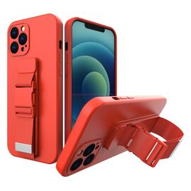 Rope Case Silicone Lanyard Cover Purse Lanyard Strap For Samsung Galaxy S22 + (S22 Plus) Red | Techbox