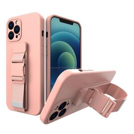 Rope Case Silicone Lanyard Cover Purse Lanyard Strap for Xiaomi Redmi 10 Pink - Xiaomi Cases - Cases - Techbox
