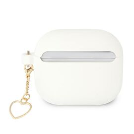 Guess GUA3LSCHSH AirPods 3 cover white / white Silicone Charm Collection - Smartphone Accessories - Cables & Accessories - Techbox