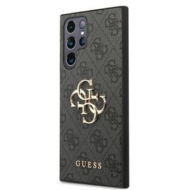 Guess GUHCS22L4GMGGR S908 S22 Ultra szary/grey hardcase 4G Big Metal Logo - Uncategorized Cases (2) - Cases - Techbox