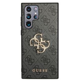Guess GUHCS22L4GMGGR S908 S22 Ultra szary/grey hardcase 4G Big Metal Logo - Uncategorized Cases (2) - Cases - Techbox