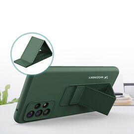 Wozinsky Kickstand Case silicone stand cover for Samsung Galaxy A73 black - Samsung Cases - Cases - Techbox