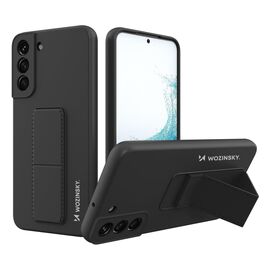 Wozinsky Kickstand Case silicone stand cover for Samsung Galaxy S22 + black | Techbox