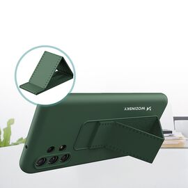 Wozinsky Kickstand Case Silicone Stand Cover for Xiaomi Redmi Note 11 Pro black | Techbox