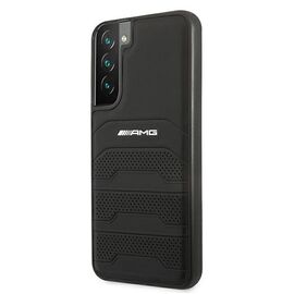 AMG AMHCS22MGSEBK S22+ S906 czarny/black hardcase Leather Debossed Lines | Techbox