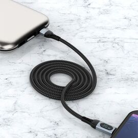 Dudao USB Type C - Lightning cable fast charging PD 20W 1m black (L7MaxL) | Techbox