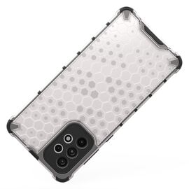 Honeycomb case armored cover with a gel frame for Samsung Galaxy A73 transparent | Techbox