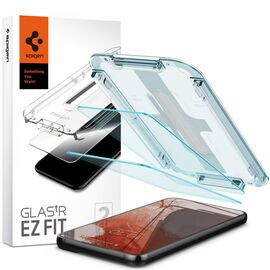 TEMPERED GLASS Spigen GLAS.TR "EZ FIT" 2-PACK GALAXY S22 - Samsung - Screen & Camera Protection - Techbox