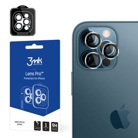 3MK Lens Protection Pro iPhone 12 Pro Camera lens protection with mounting frame 1 pc. | Techbox