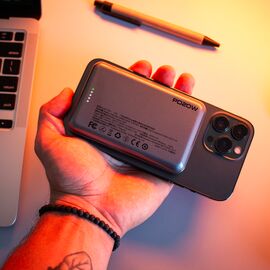 Dudao TGK1 power bank with MagSafe wireless charger 20W 10000mAh black (TGK1-black) | Techbox