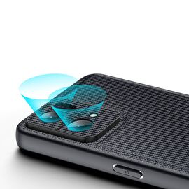 Dux Ducis Fino case cover covered with nylon material Oppo Reno7 Pro 5G black | Techbox