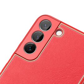 Dux Ducis Yolo elegant cover made of ecological leather for Samsung Galaxy S22 + (S22 Plus) red | Techbox