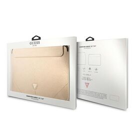 Guess Sleeve GUCS14PSATLE 13/14 "beige / beige Saffiano Triangle Logo - Bags & Backpacks - Laptop Accessories - Techbox
