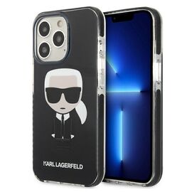 Karl Lagerfeld KLHCP13LTPEIKK iPhone 13 Pro / 13 6,1" hardcase czarny/black Iconik Karl | Techbox