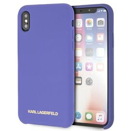Karl Lagerfeld Silicone iPhone X/Xs Case - Purple | Techbox