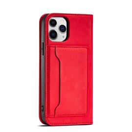 Magnet Card Case for iPhone 12 Pro Max Pouch Card Wallet Card Holder Red - Apple Cases - Cases - Techbox
