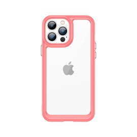 Outer Space Case Case for iPhone 12 Pro Max Hard Cover with Gel Frame Red | Techbox