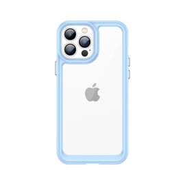 Outer Space Case for iPhone 12 Pro Max hard cover with gel frame blue | Techbox