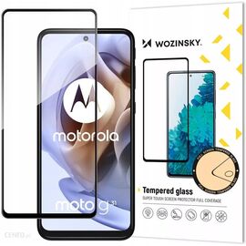 Wozinsky Full Glue Moto G51 Full Screen Tempered Glass with Black Frame | Techbox