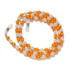 Chain for sunglasses beads pendant orange - Smartphone Accessories - Cables & Accessories - Techbox