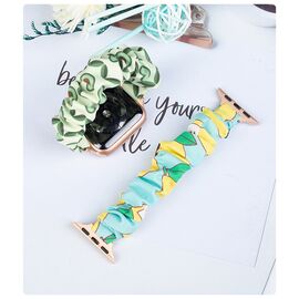 Fabric band for Apple Watch 42 / 44 / 45 mm strap bracelet rubber band - kiwi | Techbox