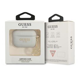 Guess GUAPLSC4EG AirPods Pro cover grey/grey Silicone Charm 4G Collection | Techbox