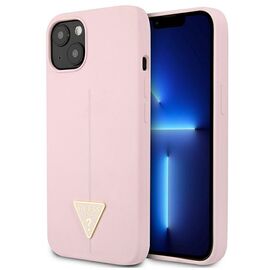 Guess GUHCP13SSLTGU iPhone 13 mini 5.4 "purple / purple hardcase Silicone Triangle - Apple Cases - Cases - Techbox