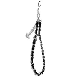 Guess pendant GUSTSASSK Phone Strap black / black Chain Metal Logo Charm - Smartphone Accessories - Cables & Accessories - Techbox