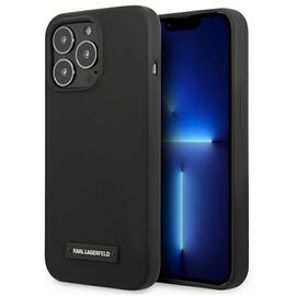 Karl Lagerfeld KLHCP13LSLMP1K iPhone 13 Pro / 13 6,1" hardcase czarny/black Silicone Plaque | Techbox