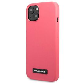 Karl Lagerfeld KLHCP13SSLMP1PI iPhone 13 mini 5,4 "hardcase fuchsia / fuchsia Silicone Plaque - Apple Cases - Cases - Techbox