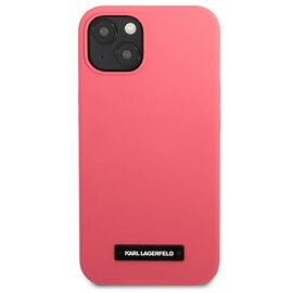 Karl Lagerfeld KLHCP13SSLMP1PI iPhone 13 mini 5,4 "hardcase fuchsia / fuchsia Silicone Plaque - Apple Cases - Cases - Techbox