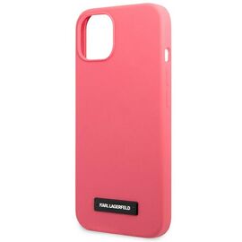 Karl Lagerfeld KLHCP13SSLMP1PI iPhone 13 mini 5,4 "hardcase fuchsia / fuchsia Silicone Plaque - Apple Cases - Cases - Techbox