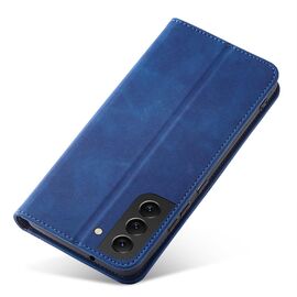 Magnet Fancy Case Case for Samsung Galaxy S22 + (S22 Plus) Pouch Wallet Card Holder Blue | Techbox