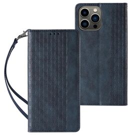 Magnet Strap Case for iPhone 12 Pro Max Pouch Wallet + Mini Lanyard Pendant Blue - Apple Cases - Cases - Techbox