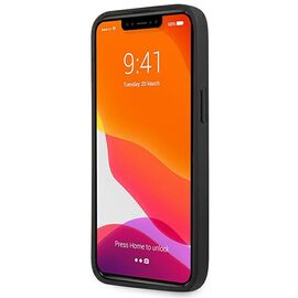 Mercedes MEHCP13LMBLBK iPhone 13 Pro / 13 6,1" czarny/black hardcase Leather Meshed Metal Logo | Techbox
