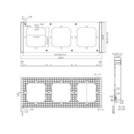 Sonoff triple mounting frame for the installation of M5-80 wall switches - Smart Home - Security - Techbox