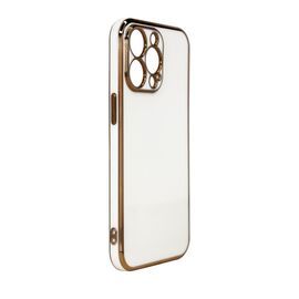 Lighting Color Case for Xiaomi Redmi Note 11 gel cover with gold frame white - Uncategorized Cases (2) - Cases - Techbox