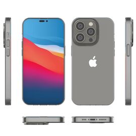 Ultra Clear 0.5mm iPhone 14 Pro cover gel transparent | Techbox
