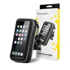 Wozinsky phone holder for bike, motorcycle, scooters black (WBHBK7) - Bicycle - Sports & Fitness - Techbox
