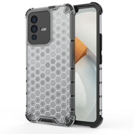 Honeycomb case armored cover with a gel frame for Vivo V23 5G transparent - Uncategorized Cases (2) - Cases - Techbox
