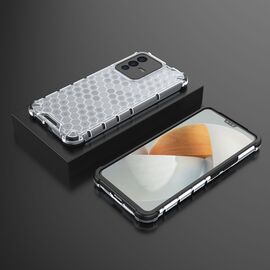 Honeycomb case armored cover with a gel frame for Vivo V23 5G transparent - Uncategorized Cases (2) - Cases - Techbox