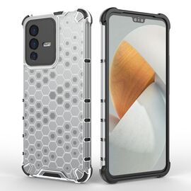 Honeycomb case armored cover with a gel frame for Vivo V23 5G transparent - Uncategorized Cases (2) - Cases - Techbox